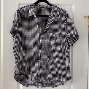 Aerie Checkered button up shirt